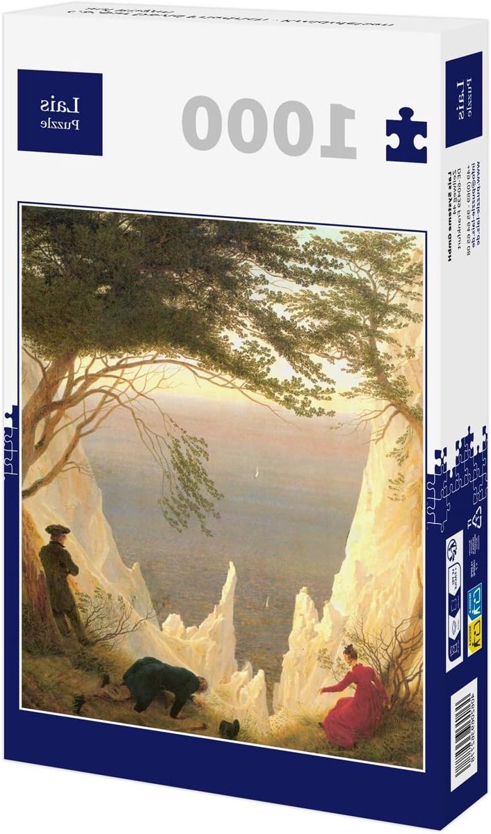 Puzzel Krijtstenen - Legpuzzel 1000 stukjes - Ontspanning thuis - Romantisch landschap - 1000 stukjes - Meerdere kleuren