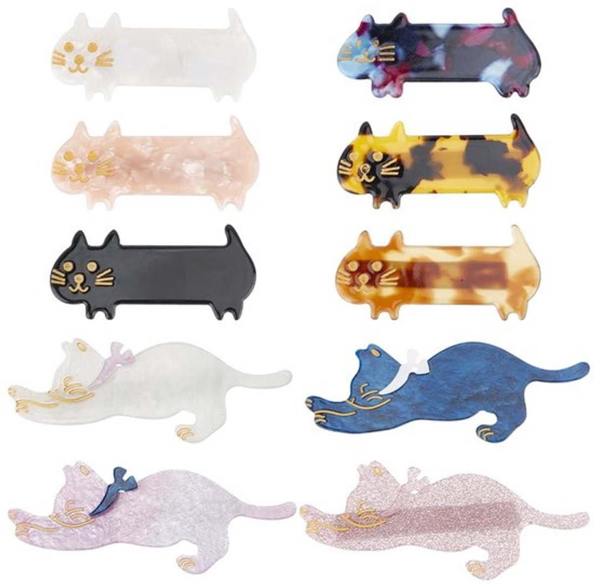 SPHProducts - Haarspeldjes - Kitty Haaraccessoires - Mode - Zoete Kat