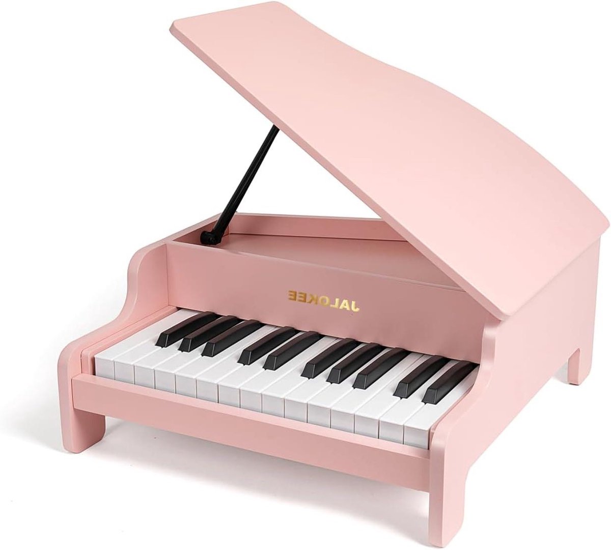 Kinderpiano - Houten speelgoedpiano - Muziek leren spelen - 25 toetsen - 41 x 455 x 18 cm - Roze