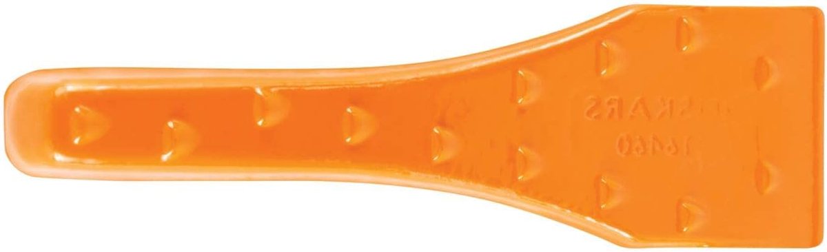 Houtsplijter Wig - Splijtwig Keil - Haardhout Kloven - Gehard Staal - 5 x 15 x 2 cm - Oranje