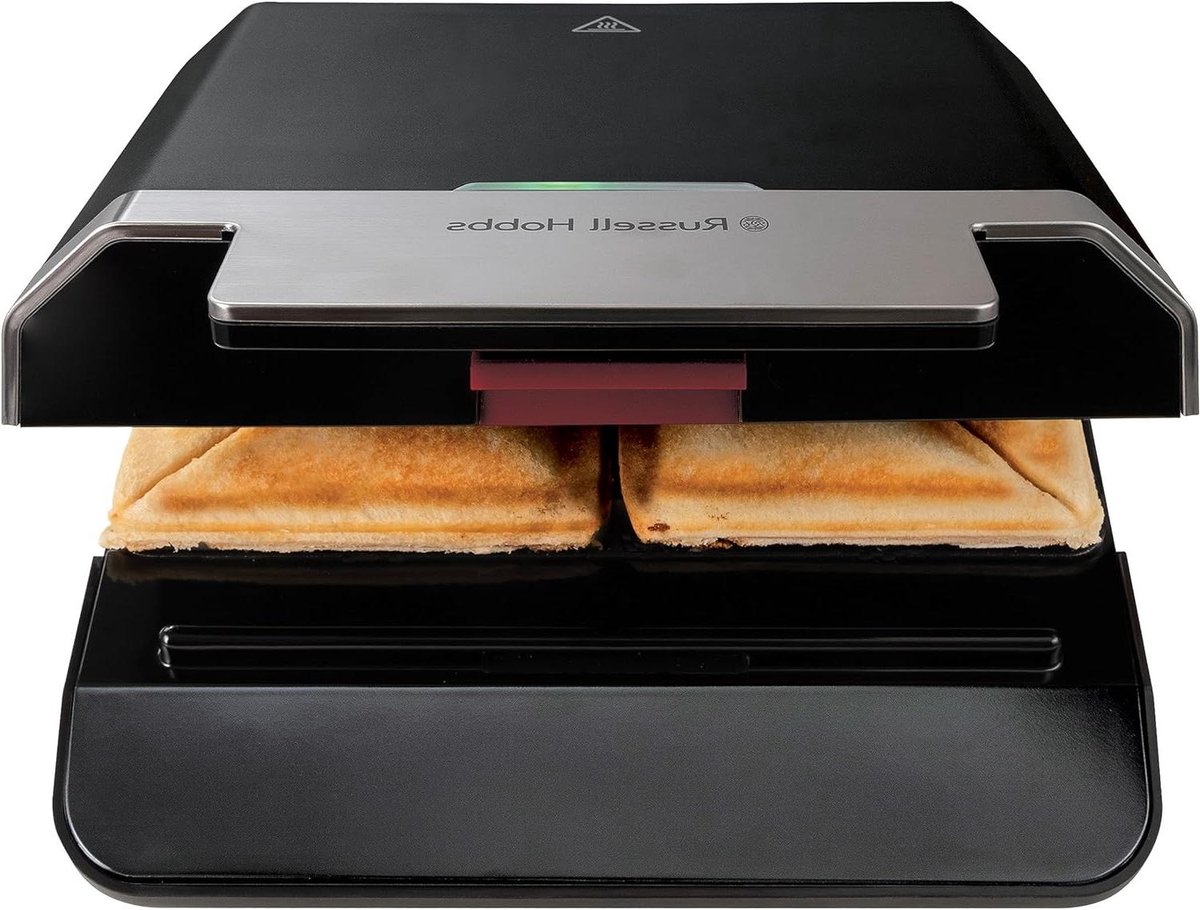 Tosti-apparaat - Sandwichmaker Grill - Snelle Lunch Maken - Antiaanbakplaten Eenvoudig Schoon - 23 x 235 x 105 cm - Zwart