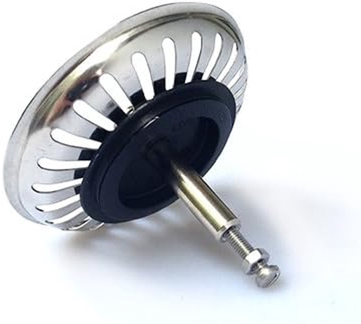 Vuilzeef - Zeefkorf - Spoelbak Onderhoud - Excentrische Bediening - 3 1/2 inch - Geborsteld