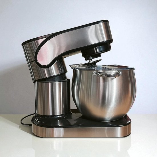 Keukenmachine - Mixer Deegmachine - Bakken en Koken - Krachtige Motor - 12 Liter - Zilver — afbeelding 4