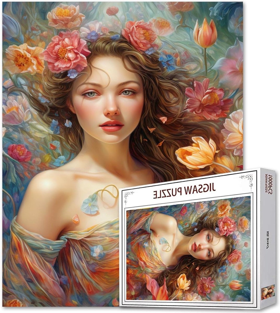Legpuzzel Volwassenen - Puzzel Meisje - Ontspannen Thuis - Perfect Passende Stukjes - 50 x 70 cm - Artwork