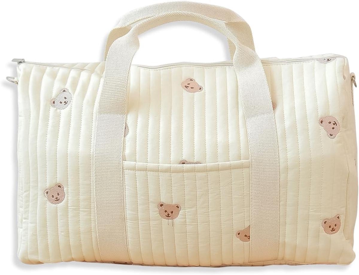 Baby Luiertas - Draagtas Baby - Babyverzorging Onderweg - Borduursel Ontwerp - 34.4 x 32.79 x 5.5 cm - Niet gespecificeerd