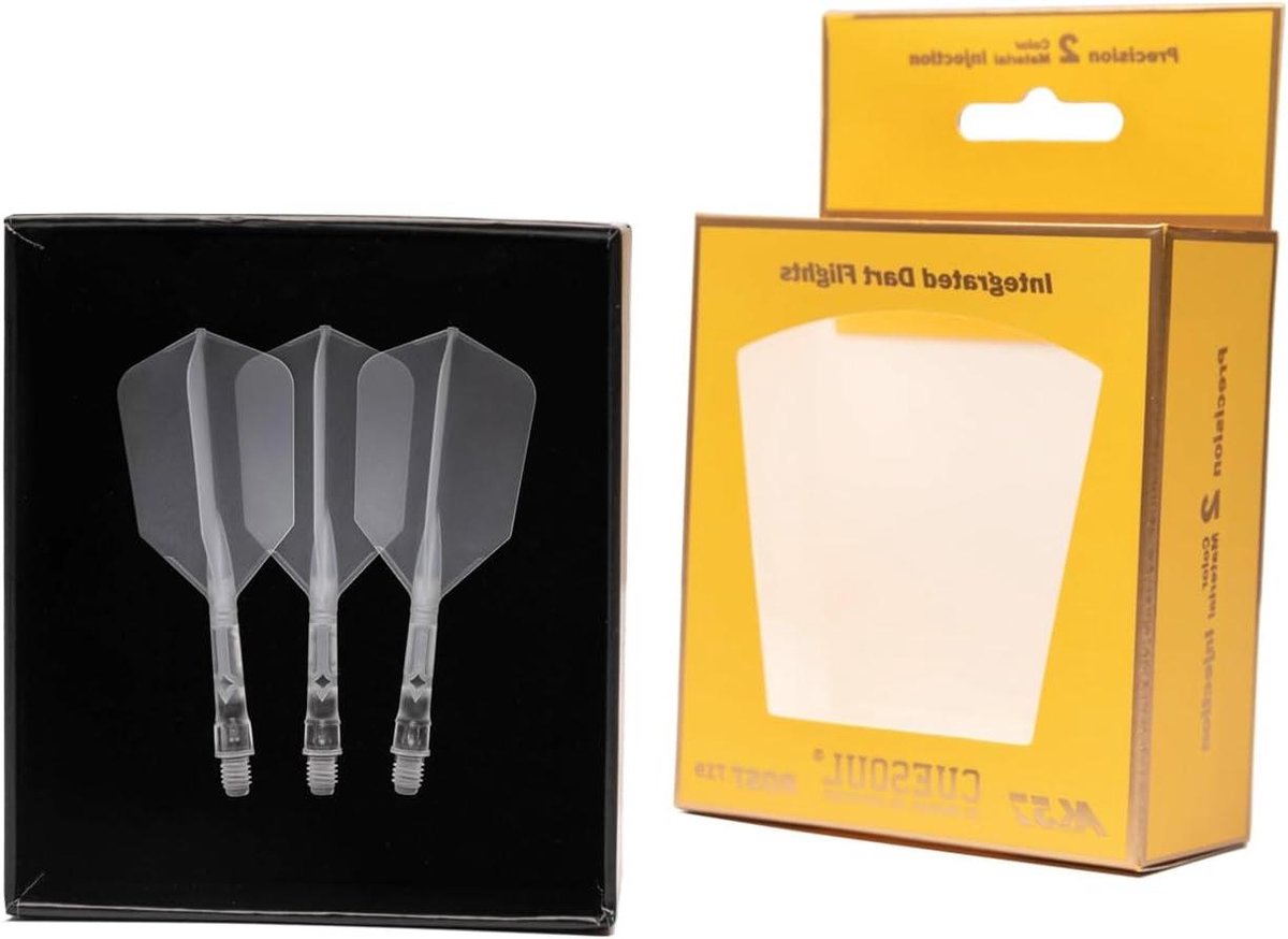 Dart Schacht en Flight - Dart Accessoires - Dartspel Verbeteren - Geïntegreerd Ontwerp - Maat S - IJs