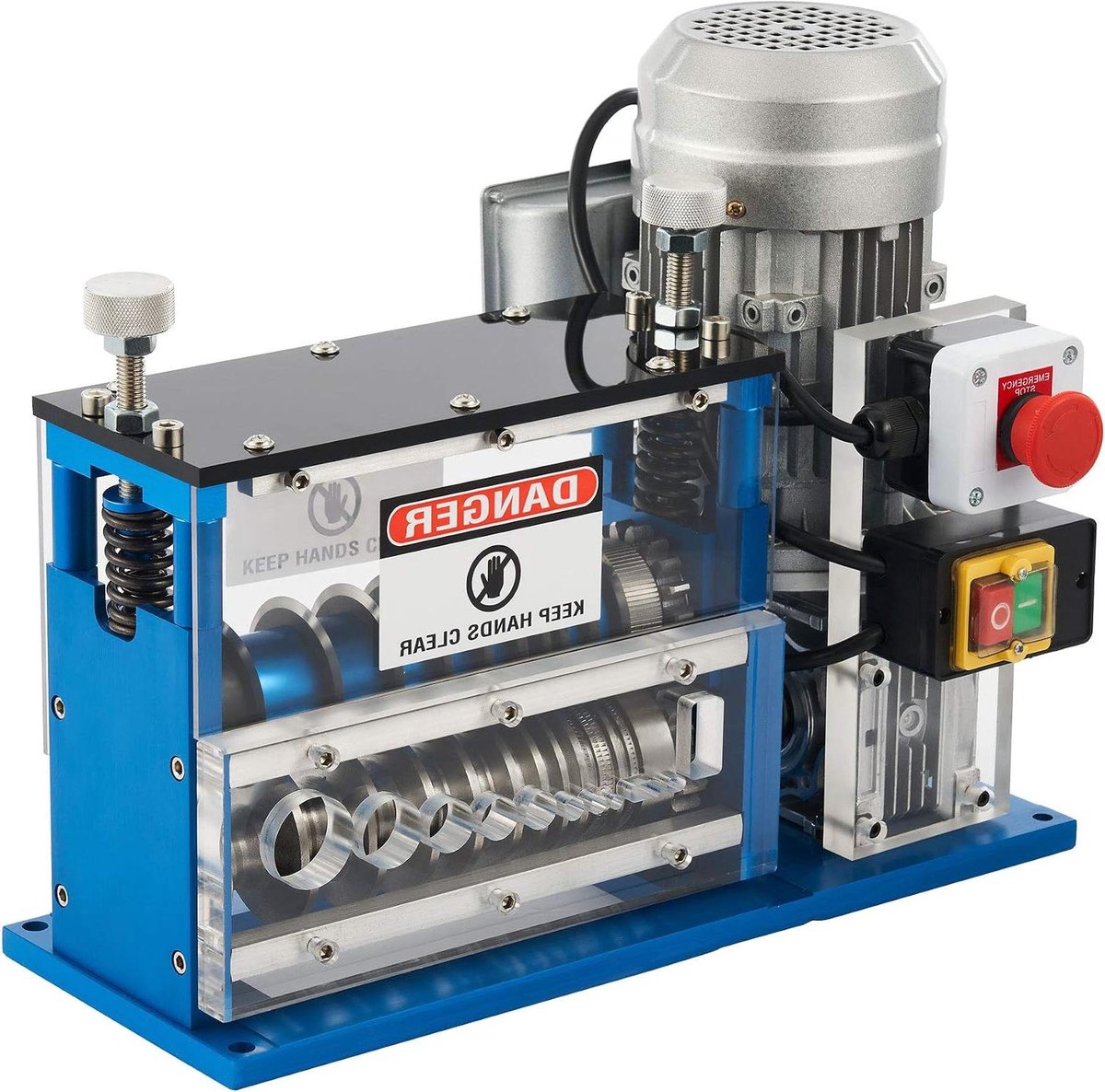 Kabelstripmachine Elektrisch - Draadstripper Koperrecycling - Afvalkabels Verwerken - 11 Snijkanalen - 15-38 mm - Multi