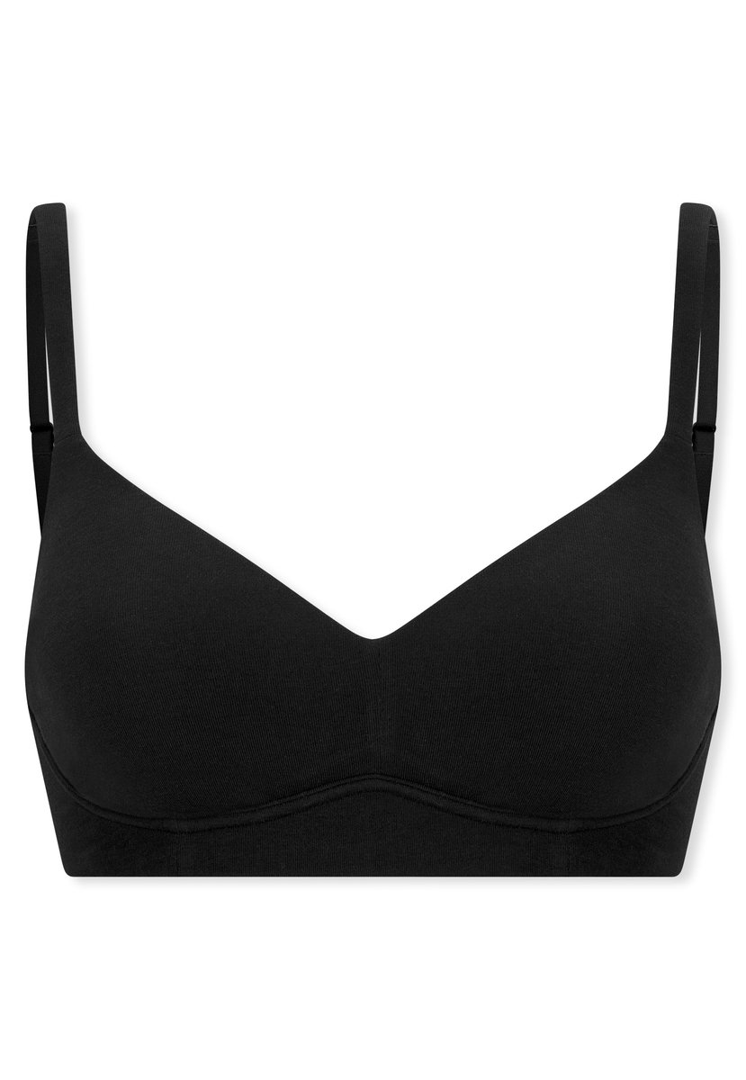 Schiesser Soft BH Unique Cotton - Dames Beha zwart