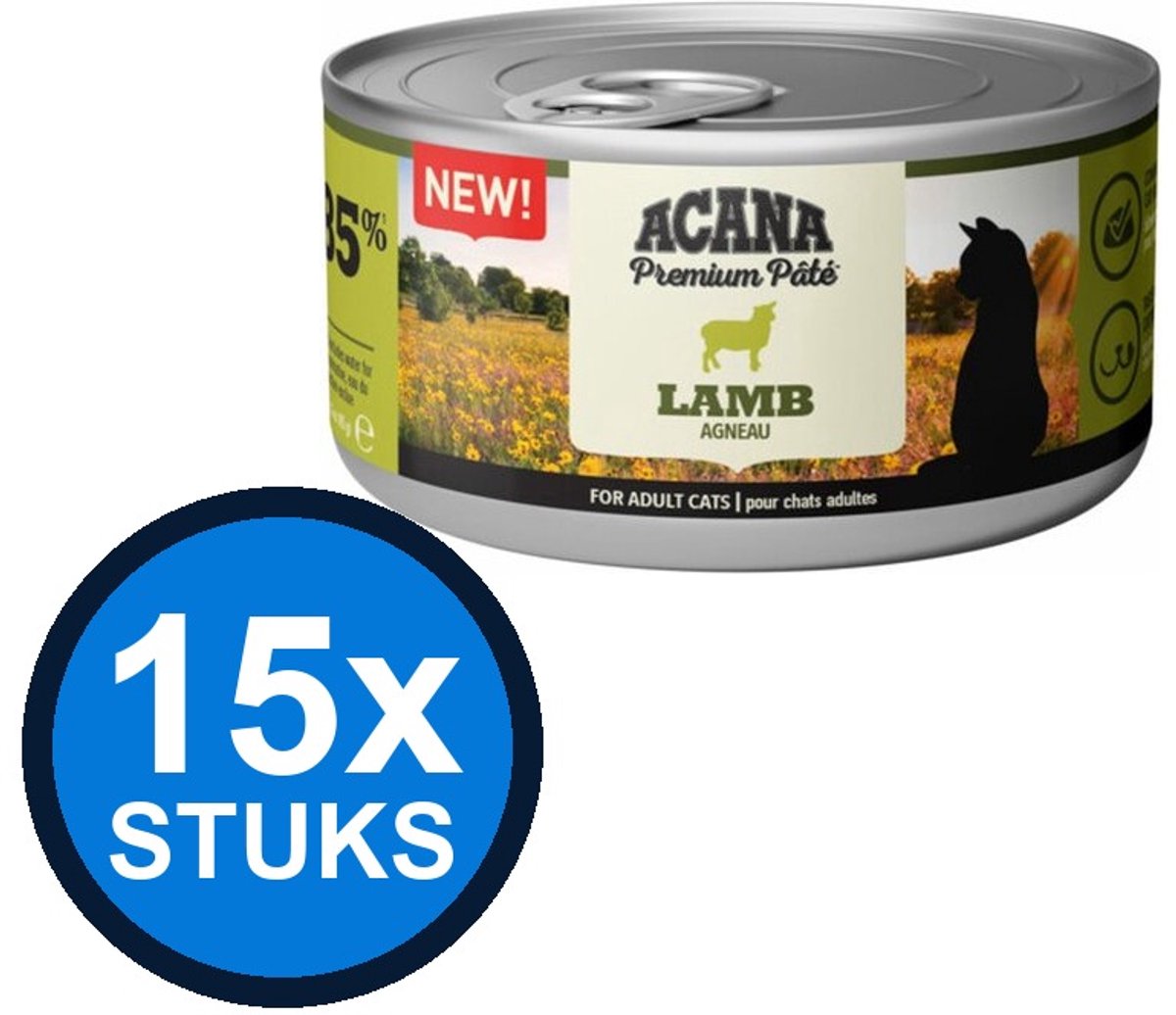 Acana Acana - Premium Pate Cat Lamb - Kattenvoer Natvoer - 85 g