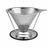 Mon Deal Verte – Filtre à café en acier inoxydable – Porte-filtre à café réutilisable – Filtre à café durable – Filtre à café réutilisable