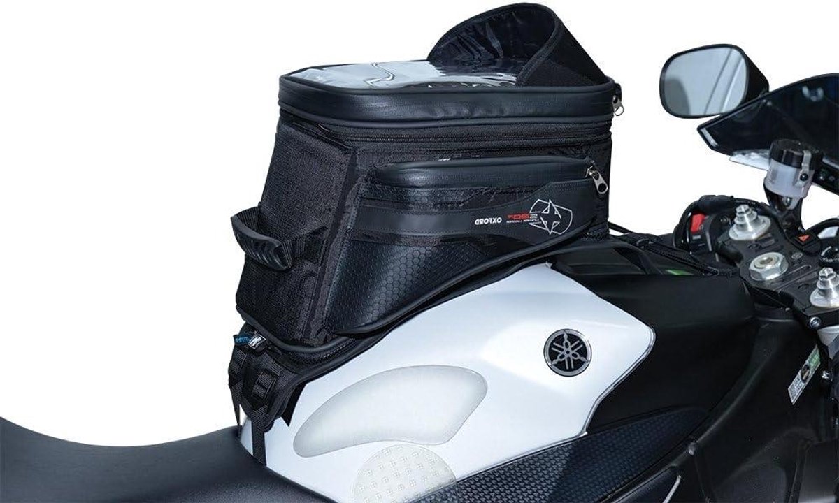 Motorfiets Tanktas - Adventure Tas - Reizen Opslag - Snel Bevestigingssysteem - 20 Liter - Zwart