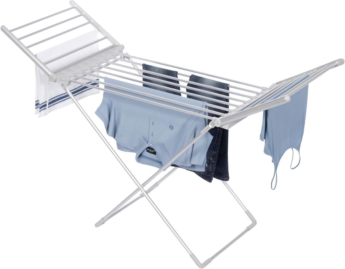 Verwarmde Kledingluchter Droogrek Elektrisch Kleding Drogen Binnen Energiezuinig Droogproces 15 kg Wit
