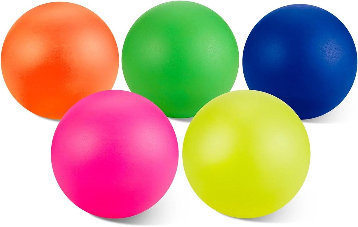 Vervangende Strandballen - Paddle Ballen - Buitenactiviteiten - Lage Veerkracht - 4 cm - Veelkleurig