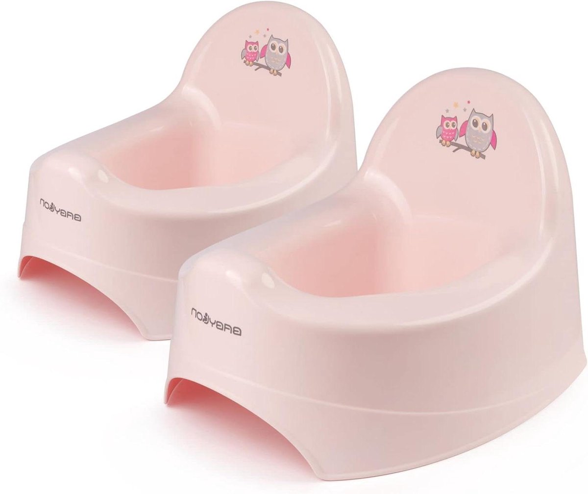 Kinderpotje Nautilus - Potje voor kinderen - Zindelijkheidstraining - Antislip bodem - 32 x 26 x 22 cm - Roze