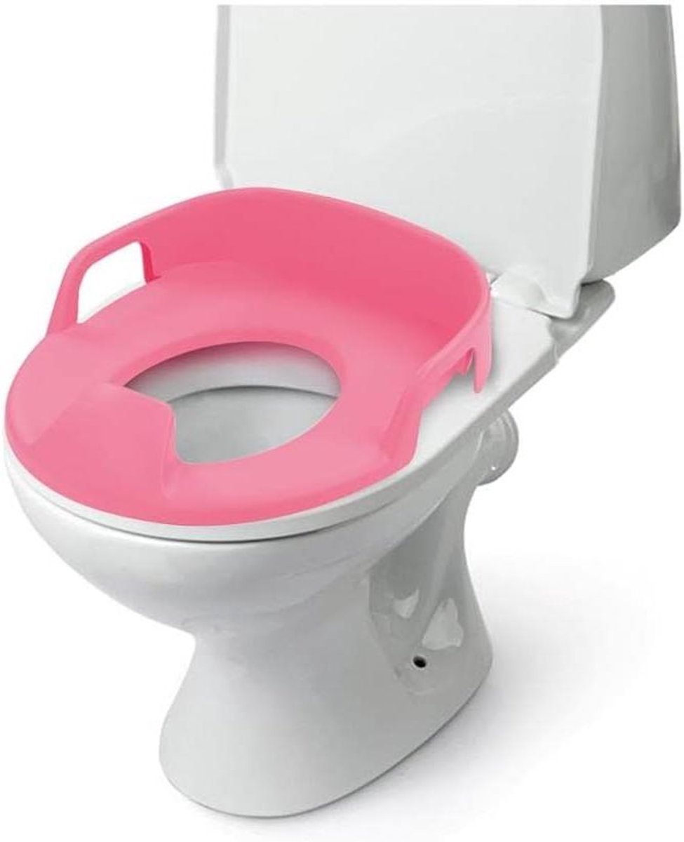 3-in-1 Potje - Zitpotje Kruk - Zindelijkheidstraining - Ergonomisch Ontwerp - 20 x 345 x 37 cm - Roze