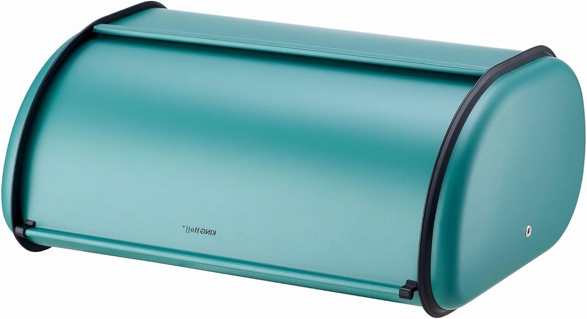 Broodtrommel - Brooddoos Koekjesdoos - Brood Vers Houden - Ventilatie Openingen - 44 x 27 x 18.5 cm - Groen