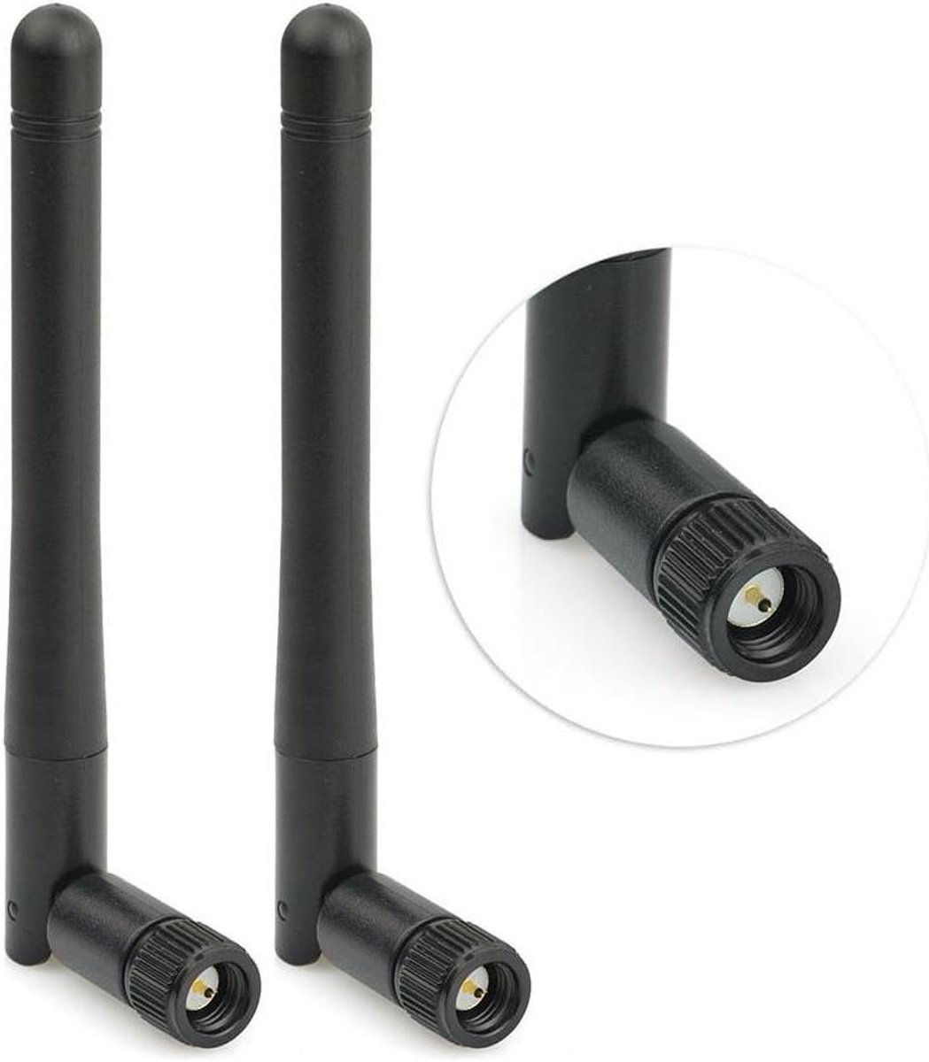 Wifi Antenne - WLAN Antenne - Draadloze Verbinding - Omni-directioneel Signaal - 108 cm - Zwart
