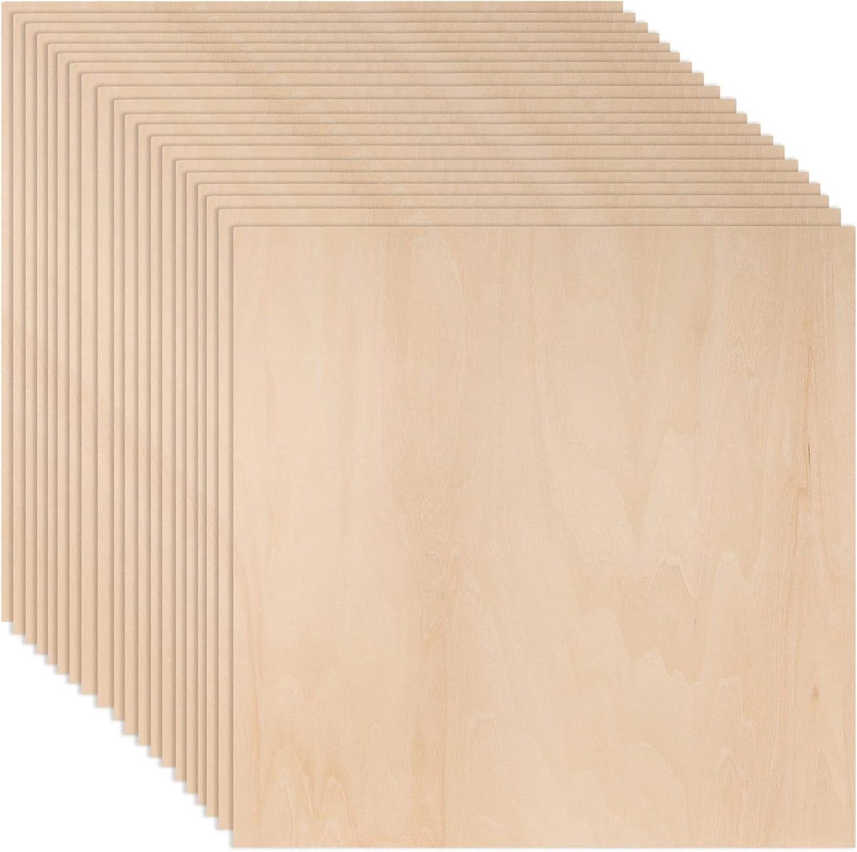 Vierkante Houten Platen - Multiplex Platen - Hobby Projecten - Glad Oppervlak - 254 x 254 cm - Bruin