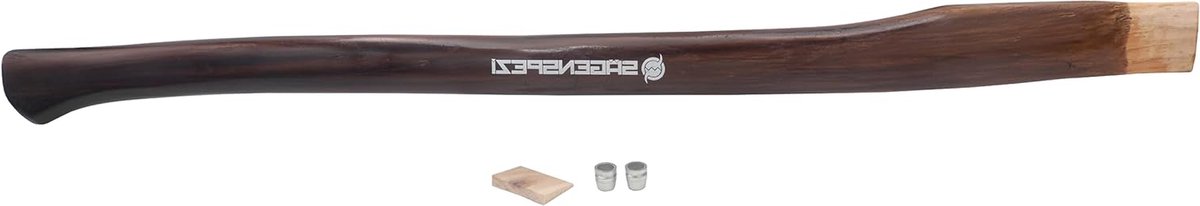Reservehandvat Bijl - Hickory Steel - Tuinonderhoud - Breukbestendig - 70 cm - Natuurlijk Hout