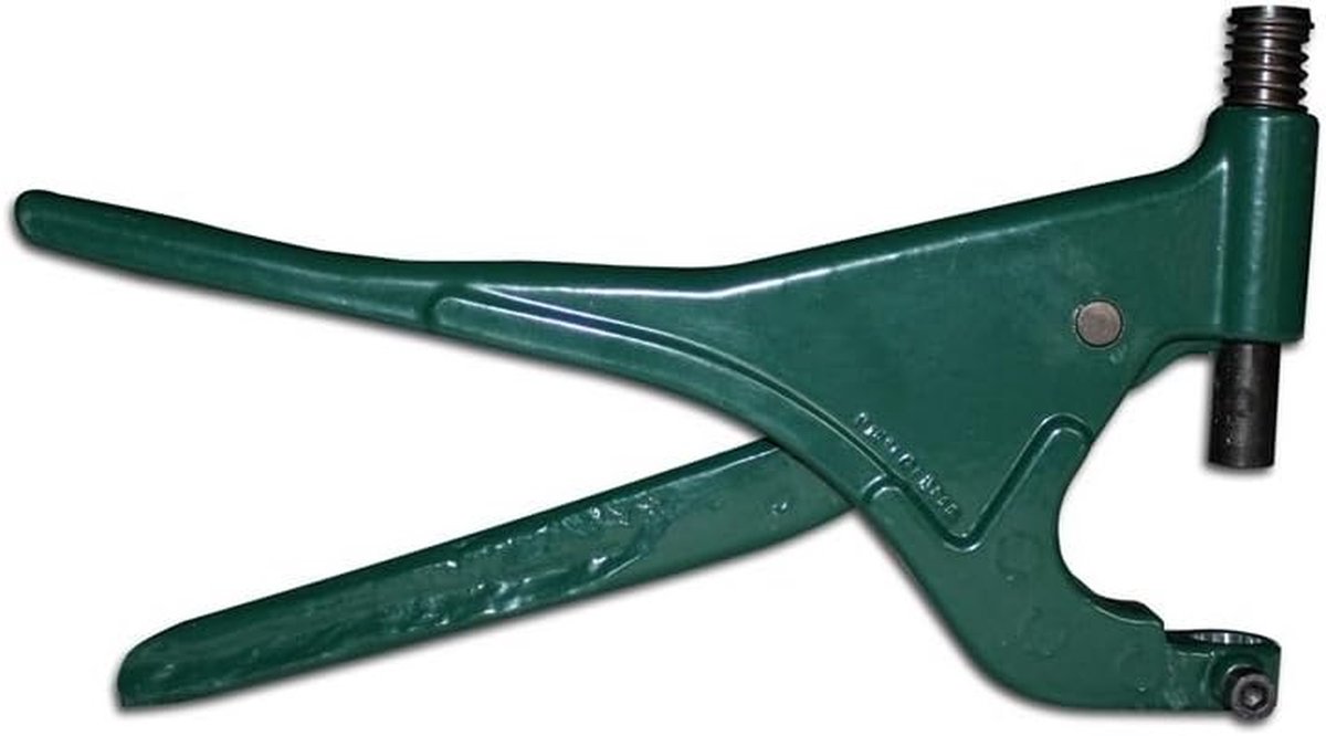 Tang voor Drukknopen - Oogjes Klinknagels - Bevestigen Knopen - Gietijzeren Constructie - Set van 1 - Groen
