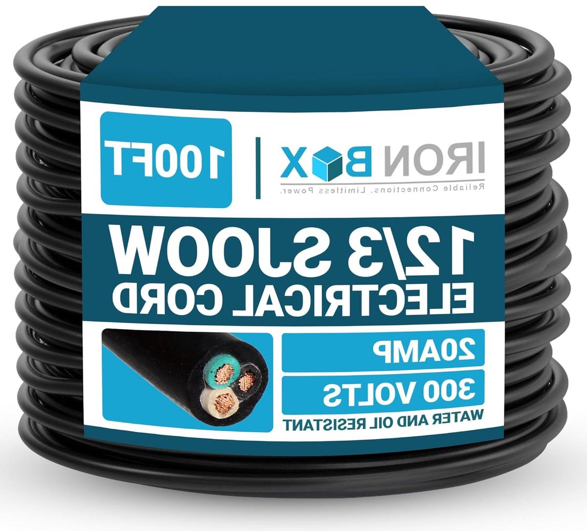 Elektrisch Draad - Stroomkabel Kabel - Apparaten Aansluiten - Versterkte Jas - 30 Meter - Zwart