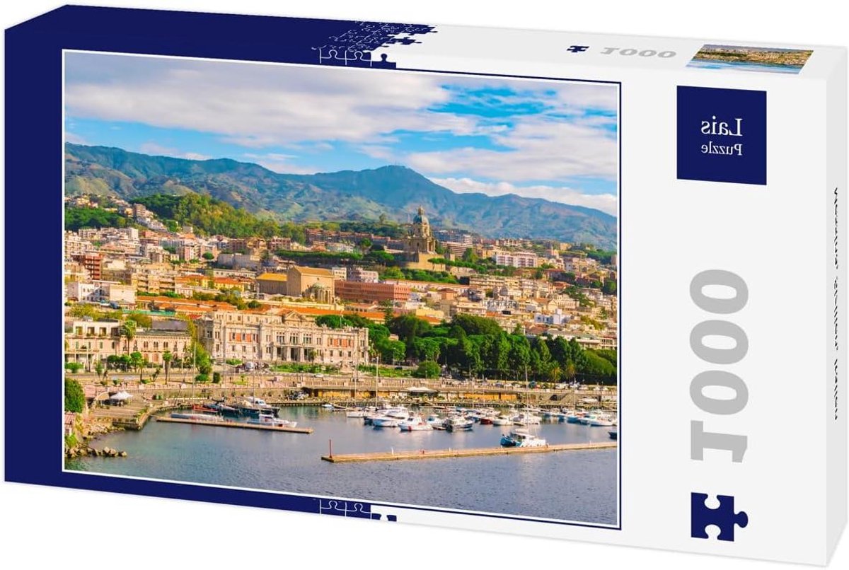 Puzzel Messina - Legpuzzel Italië - Ontspannen Tijdverdrijf - Bijzondere Motieven - 1000 stuks - Multicolor