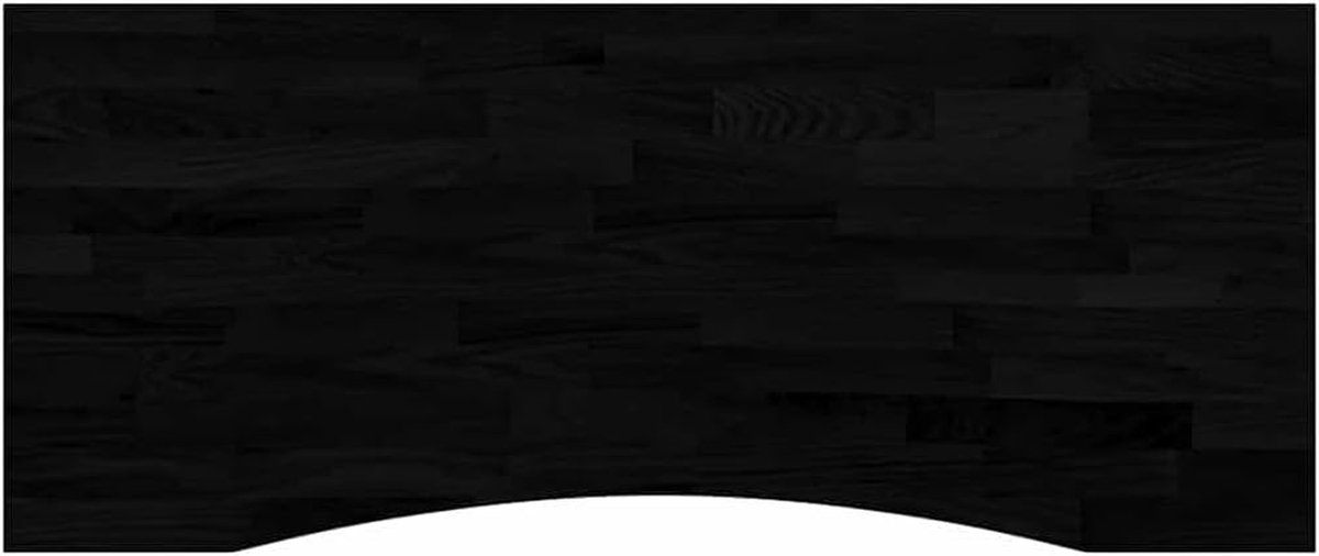 Bureau Blad - Tafelblad Werkplek - Thuiswerken Organiseren - Massief Eikenhout - 120x50x2.5 cm - Donkerbruin
