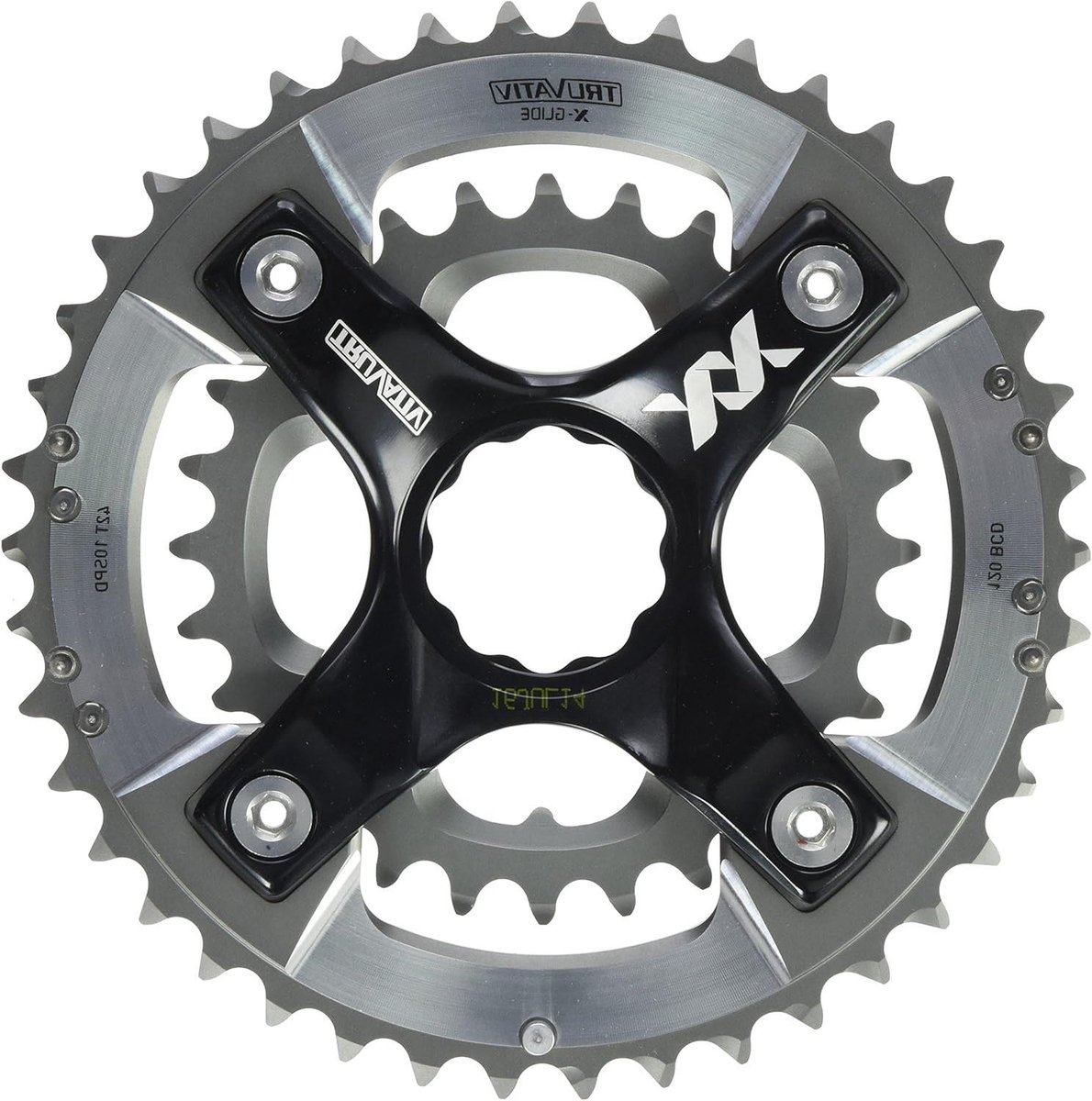 Kettingblad Bescherming - Crank Beschermer - Fietsonderhoud - Set Compleet - 17.5 x 17.5 x 3 cm - Zwart