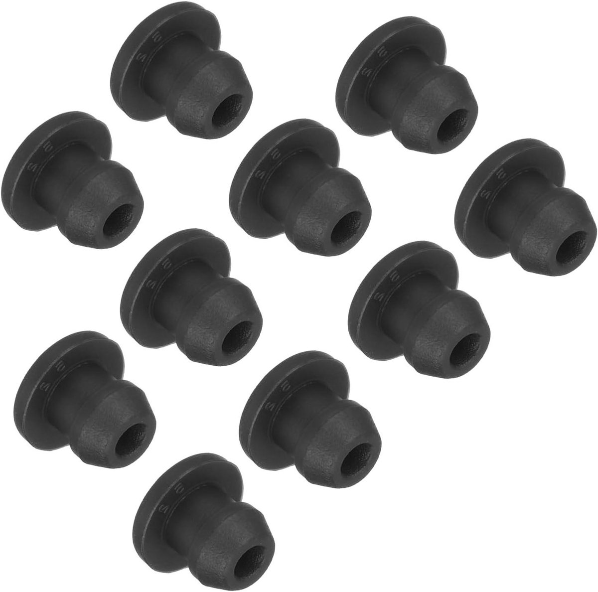 Siliconen Afsluitdoppen - Rubberen Stopper Gaten - Afschermen van Gaten - Hoge Temperatuur Bestendig - 50 stuks - Zwart