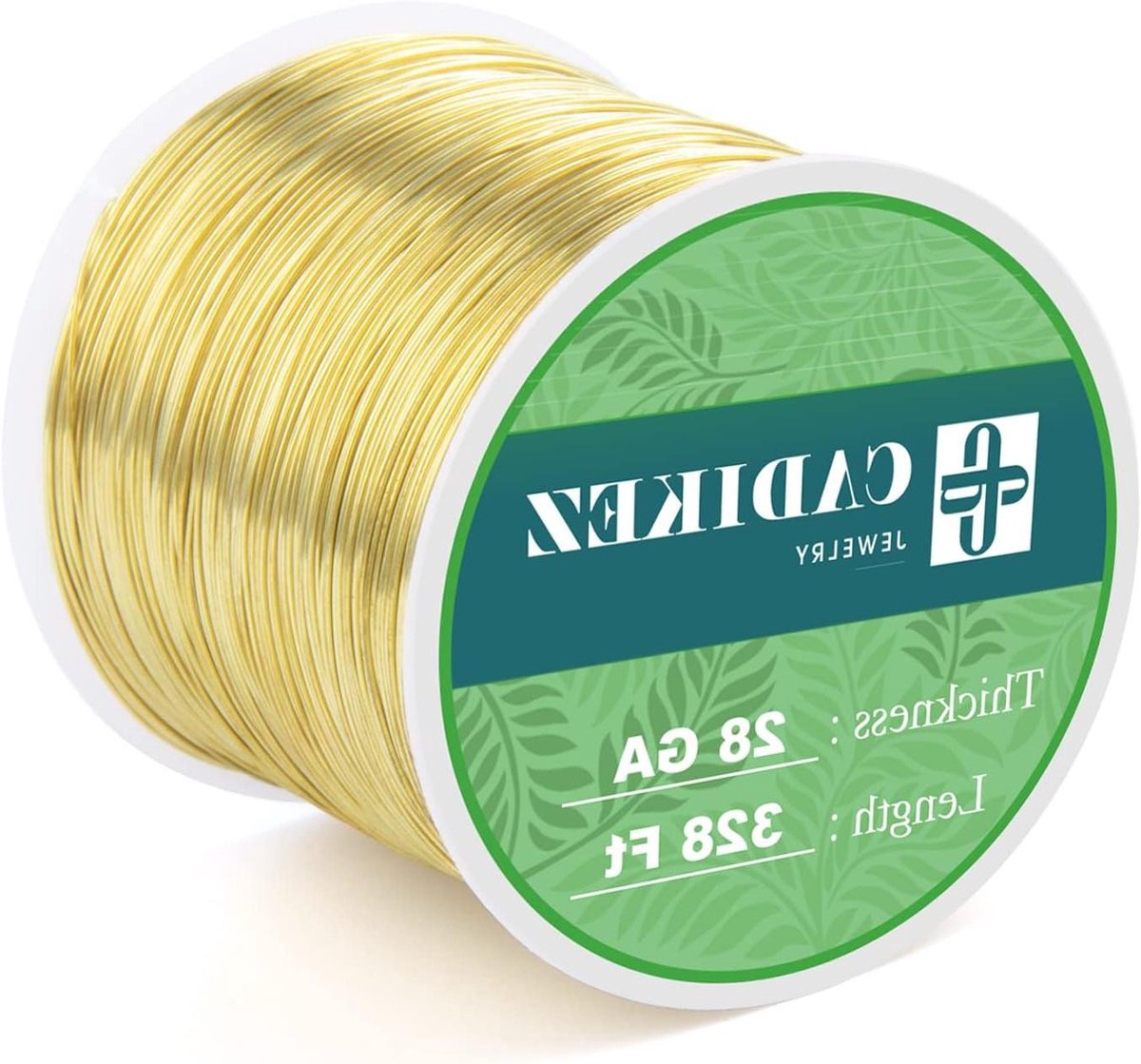 Knutseldraad Sieraden - Metaaldraad Ambachtelijk - Sieraden Maken - Nikkelvrij Messing - 100 Meter - Goud