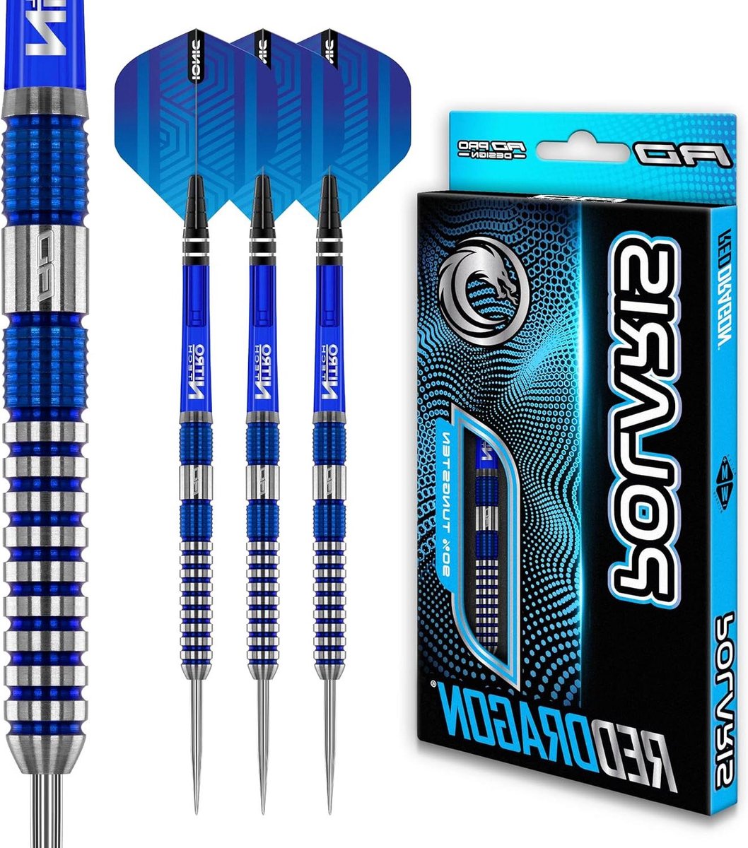 Stalen Darts Set - Dartpijlen Set - Precisie Werpen - 90% Tungsten - 18 x 11 x 2 cm - Zilver