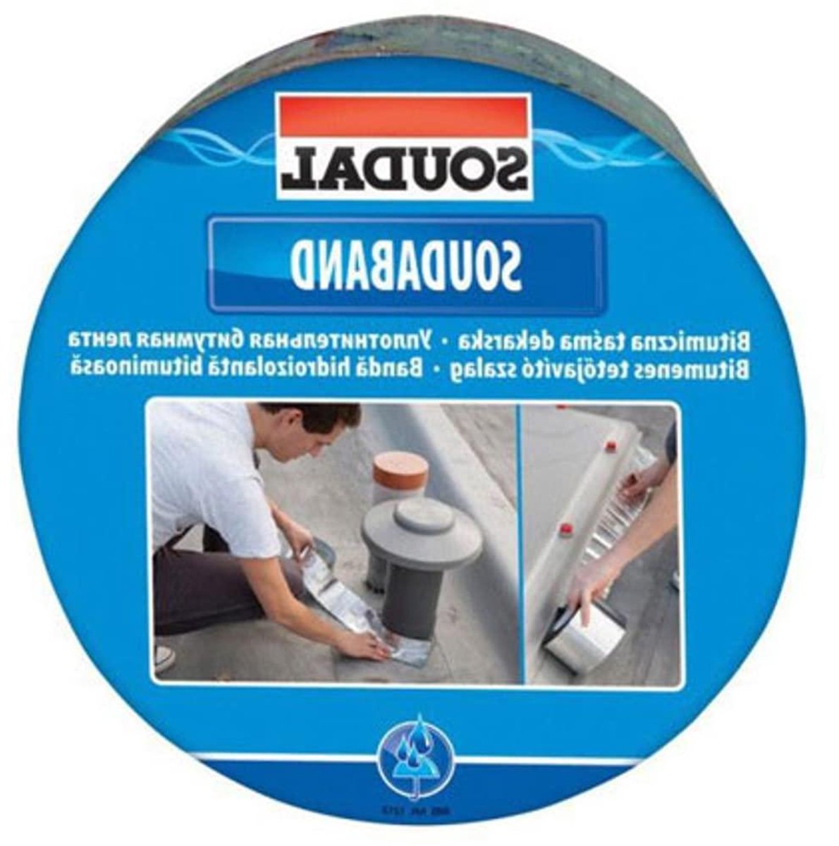 Bitumentape reparatietape - Loodvervanger tape - Dak repareren - Zelfklevend waterdicht - 10m x 22.5cm - Grijs