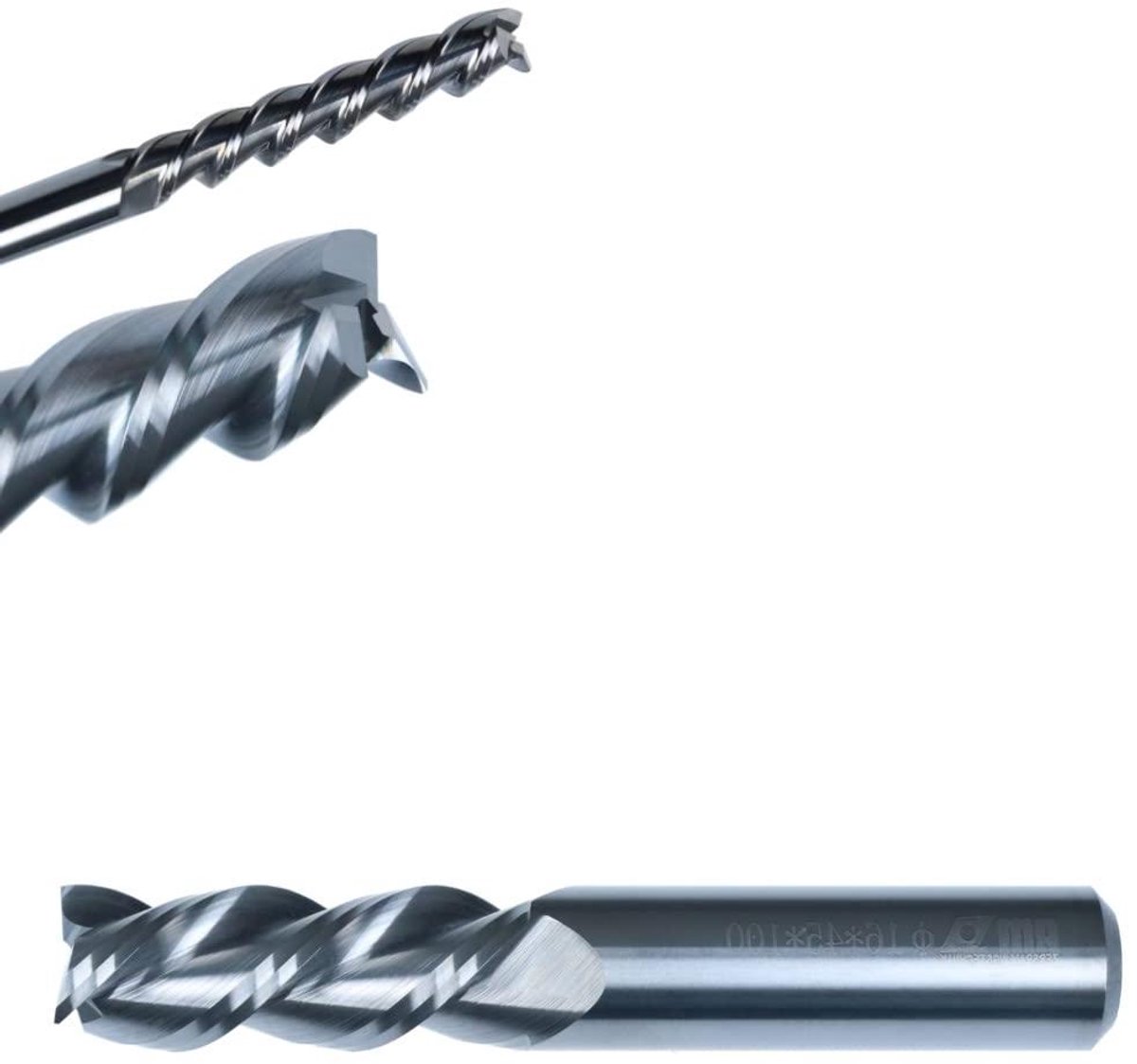 Schachtfrees Aluminium - Eindfrees Metaal - Metaal Bewerken - Trillingsarm Hoge Loop - Ø5x20/75mm - Zilver