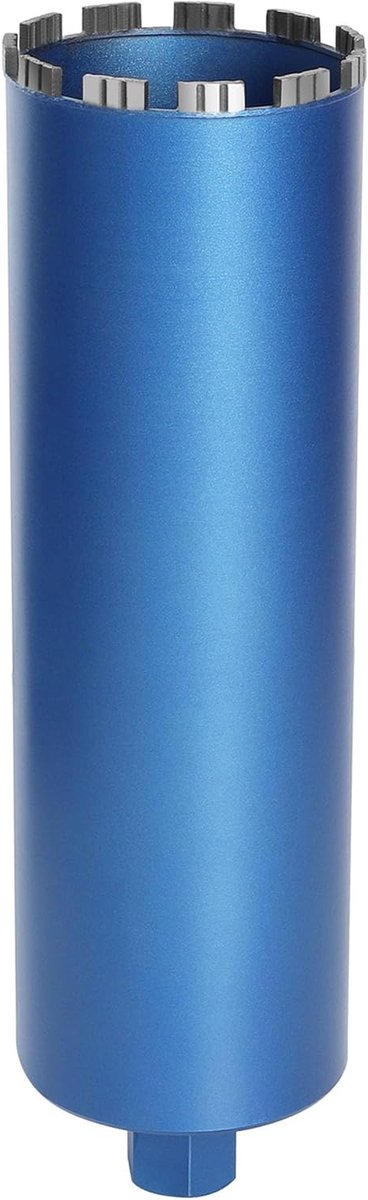 Diamantboorkroon - Kernboor Turbo - Beton Boren - Nat en Droog Gebruik - 92 mm - Blauw