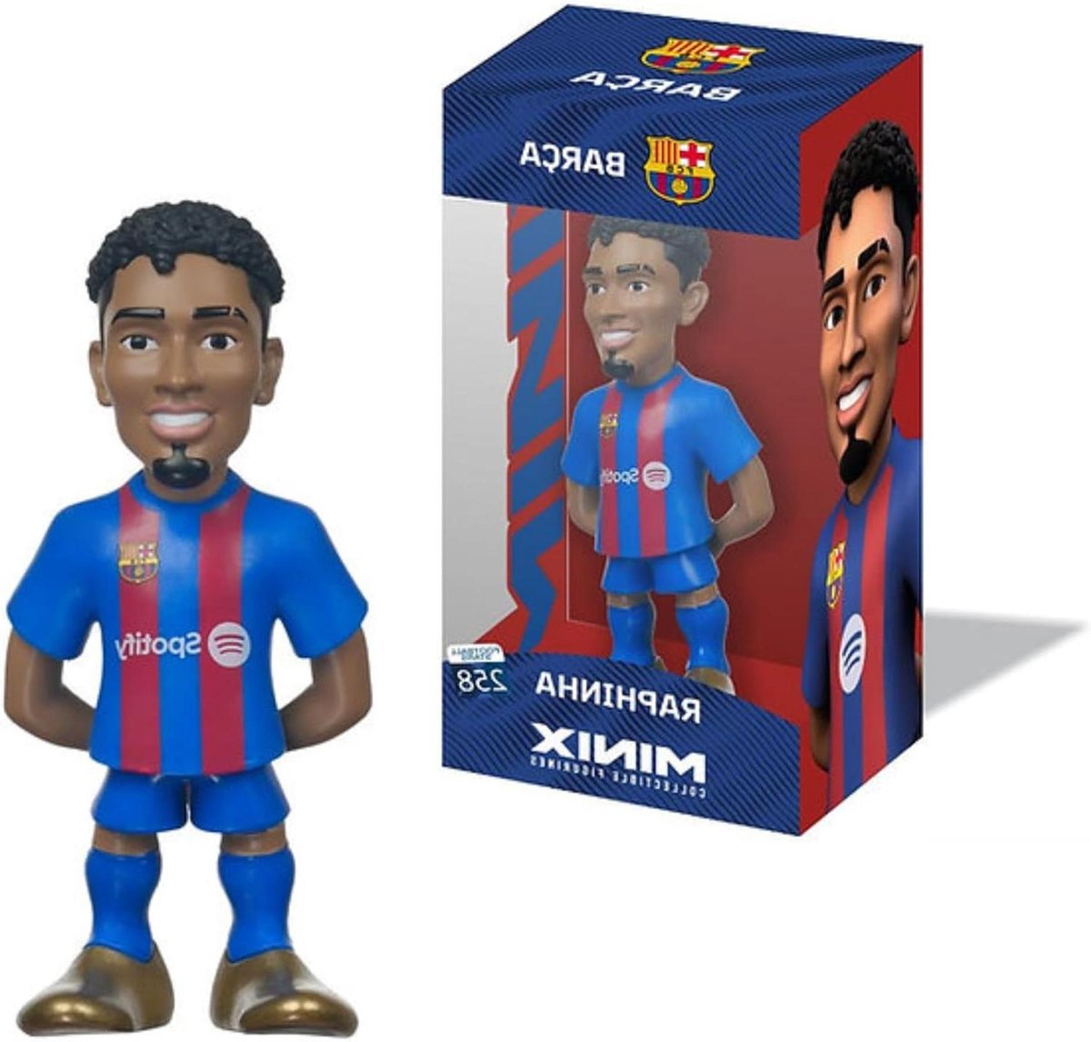 Voetbal Verzamelfiguur - Actiefiguur Fanartikel - Sport Fans Verzamelen - Officiële Licentie - 12 cm - Blauw Rood