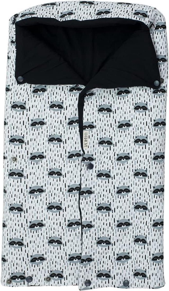Voetzak Reiswieg - Baby slaapzak - Baby warm houden - Oeko-tex gecertificeerd - 35 x 80 cm - Raccoon