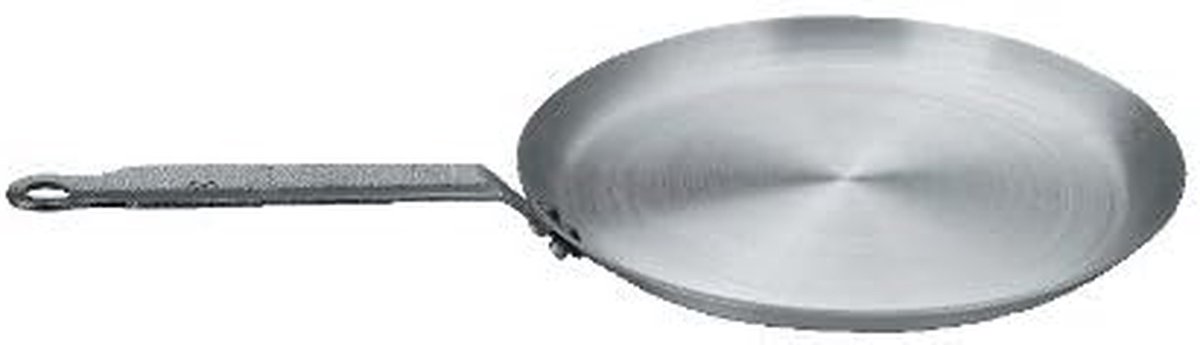 Crêpes Pan - Pannenkoekenpan - Crêpes Maken - Gietijzeren Warmteverdeling - Diameter 22 cm - Zwart