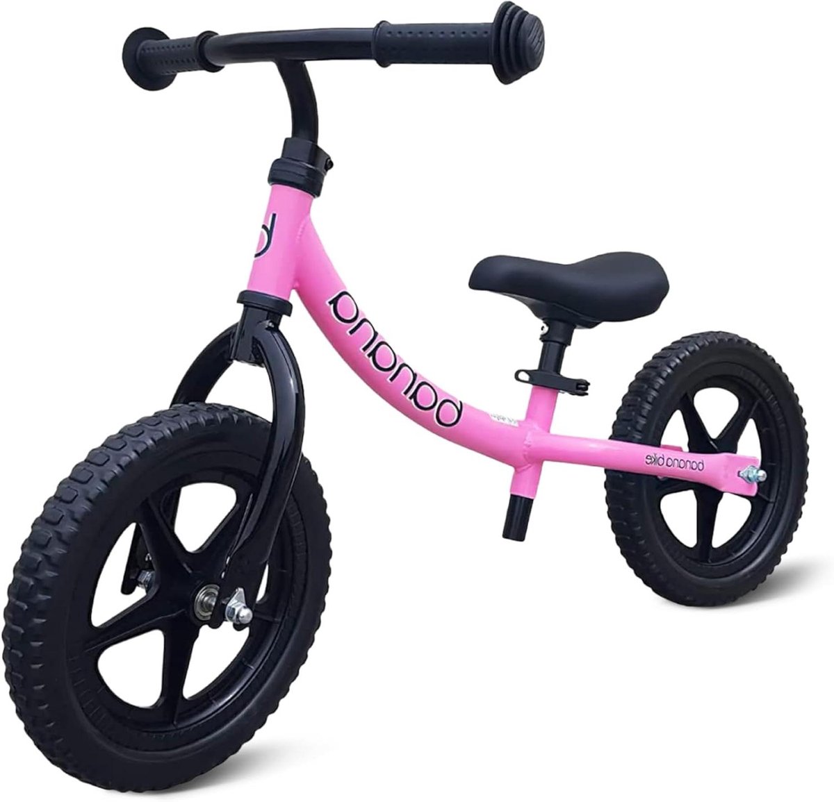 Kinder Loopfiets Loopfietsje Peuter Leren Fietsen Ultra Licht Aluminium 12 Inch Wielen Roze