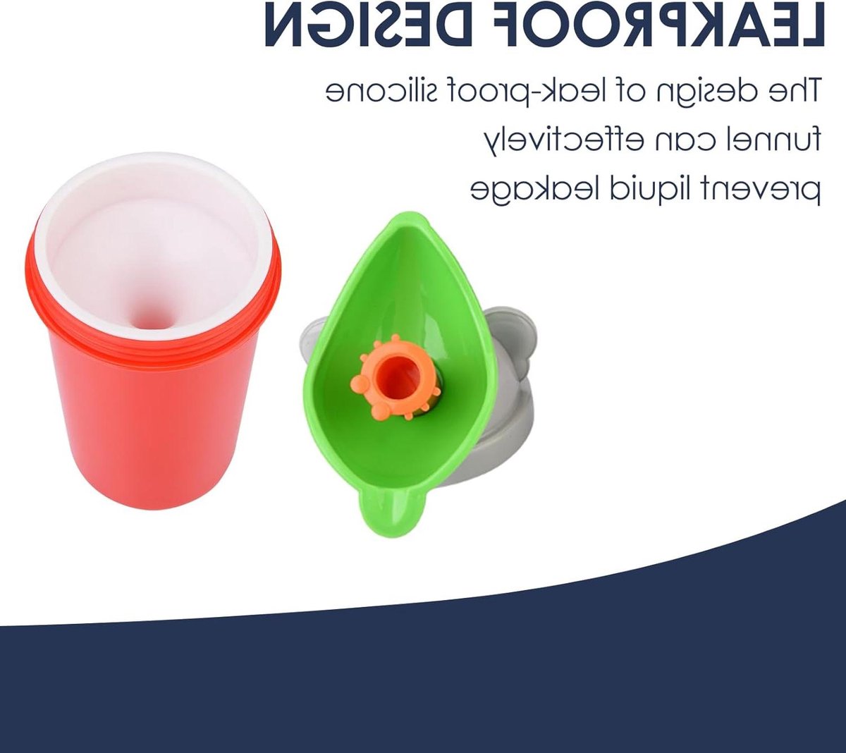 Draagbaar Potje - Urinoir Kinderen - Reizen en Noodgevallen - Lekvrij Ontwerp - 18.5 cm - Rood