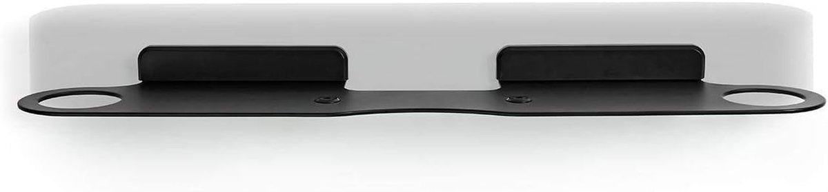 Soundbar Muurbeugel - Luidspreker Ophanging - Ruimte Besparen - Robuust Stalen Ontwerp - 69 x 14 cm - Zwart