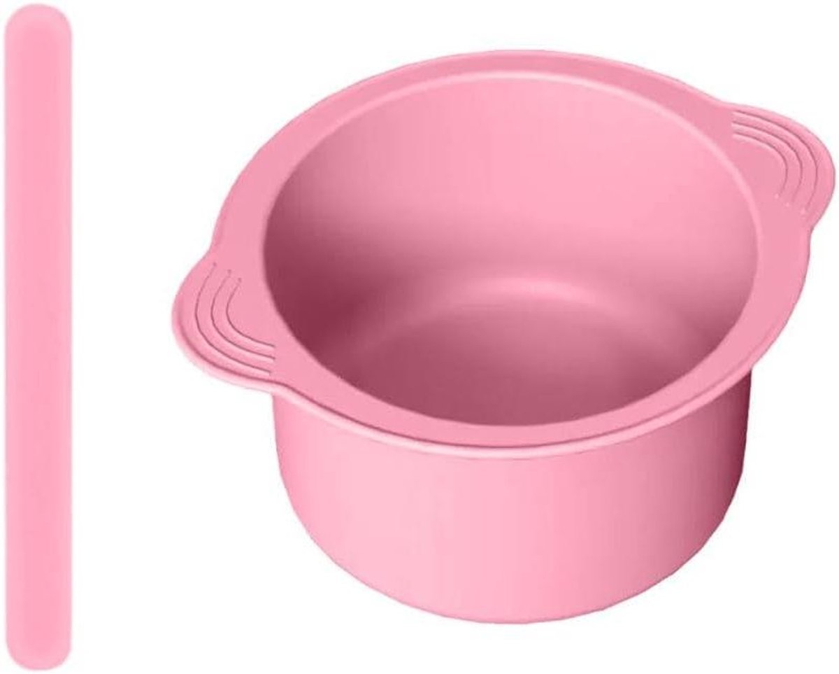 Siliconen Kom - Wax Pot - Ontharen - Hoge Temperatuur Bestendig - 14cm Diameter - Blauw