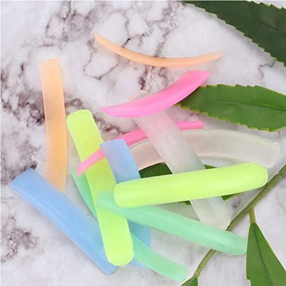 Dailygoods- Wimperkruller - 6 Paar Siliconen Wimperkrullers - Wimpergolf/Pads - Herbruikbaar/Wasbaar - Duurzaam/Milieuvriendelijk - Perfecte Wimperlifting