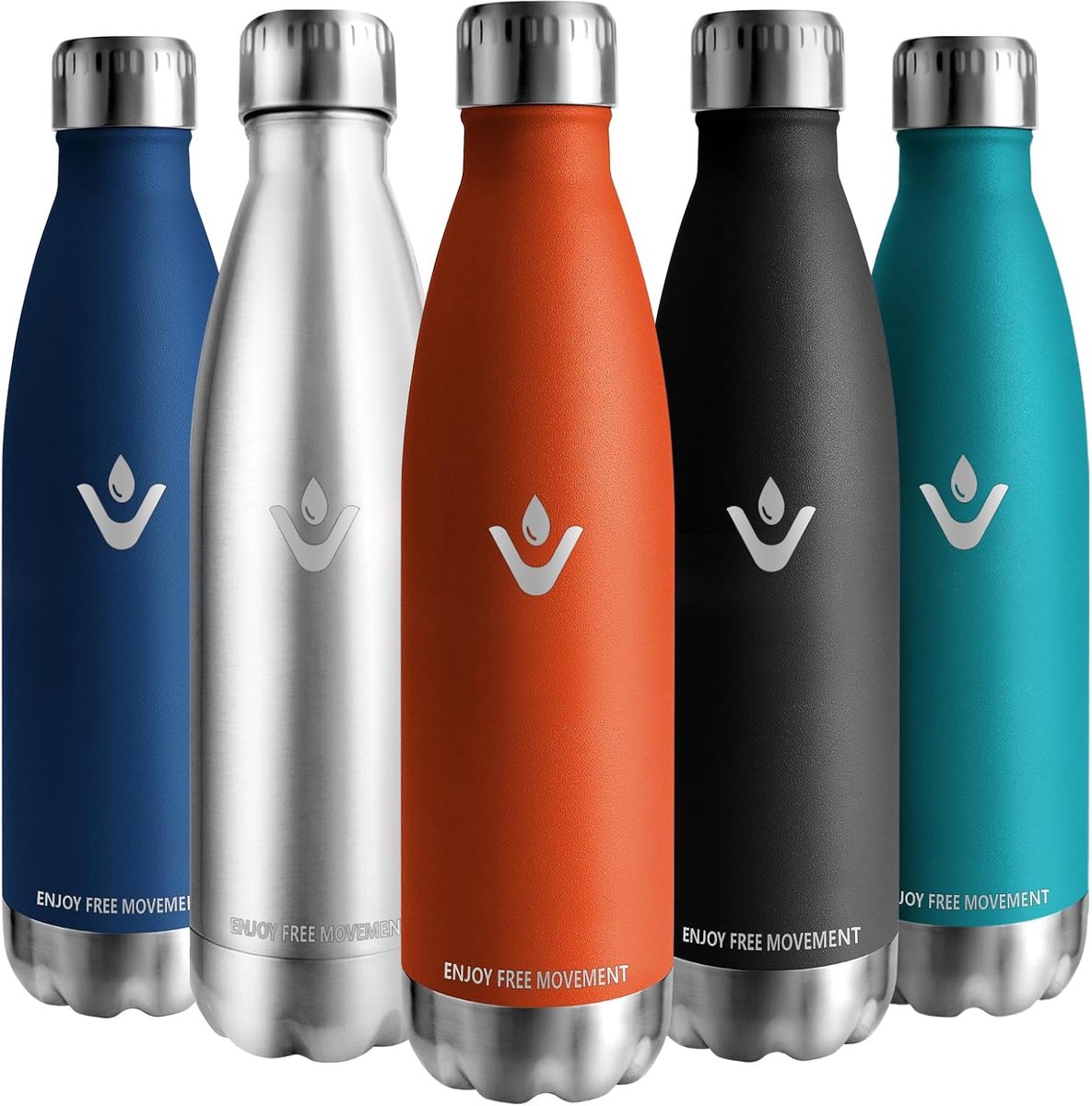 Thijox - Lekvrije Thermosfles 0,75 l - Roestvrij Staal, BPA-vrij, Herbruikbare Thermoskan voor Camping, Yoga, Gym, Reizen, Outdoor - Ideaal voor Kinde