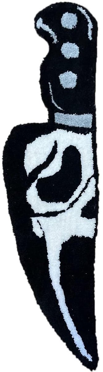 Dailygoods- Badmat Slijtvast - Halloween Tapijt - Welkomsttapijt - Uniek Ontwerp - Horror Decor - 88,9 cm