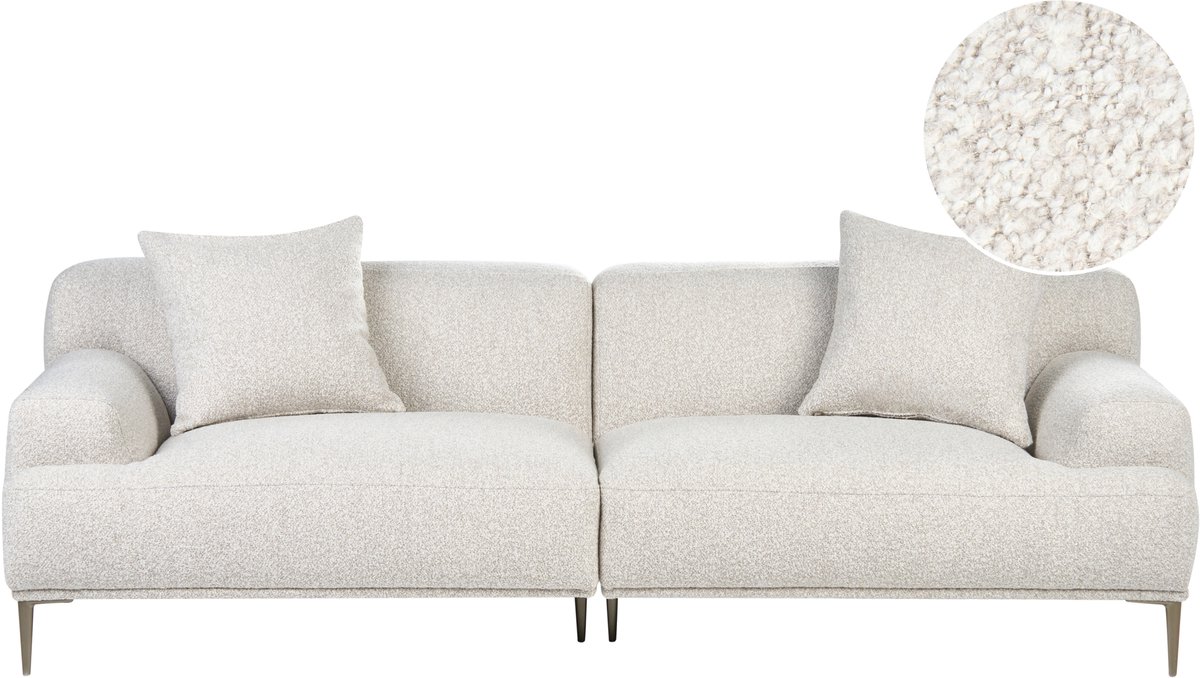 MATILA - Driezitsbank - Gebroken wit - Bouclé
