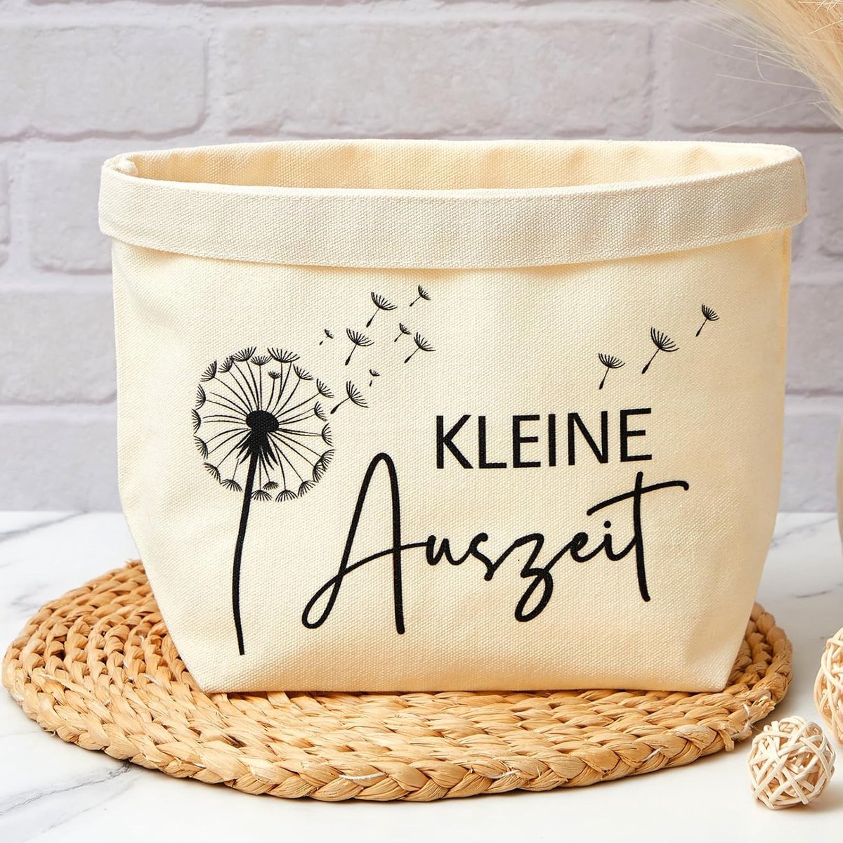 Cadeaumand van Katoen en Linnen voor Vrouwen - Ontspanning, Gezondheid en Zelfzorg Geschenk voor een Ontspannen Moment