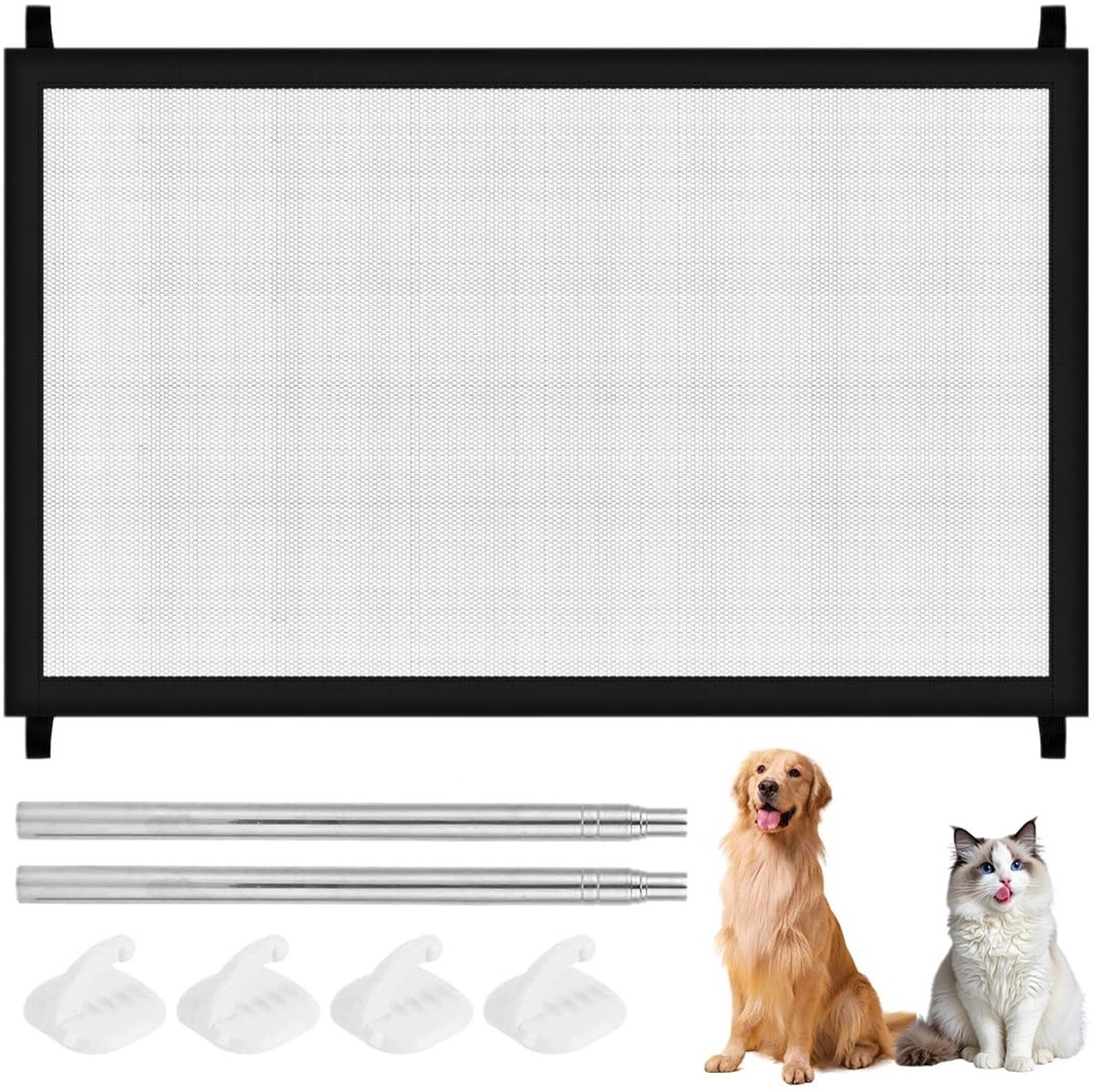 Dailygoods - Trapleuning zonder boren - Hondenbescherming 110 x 72 cm