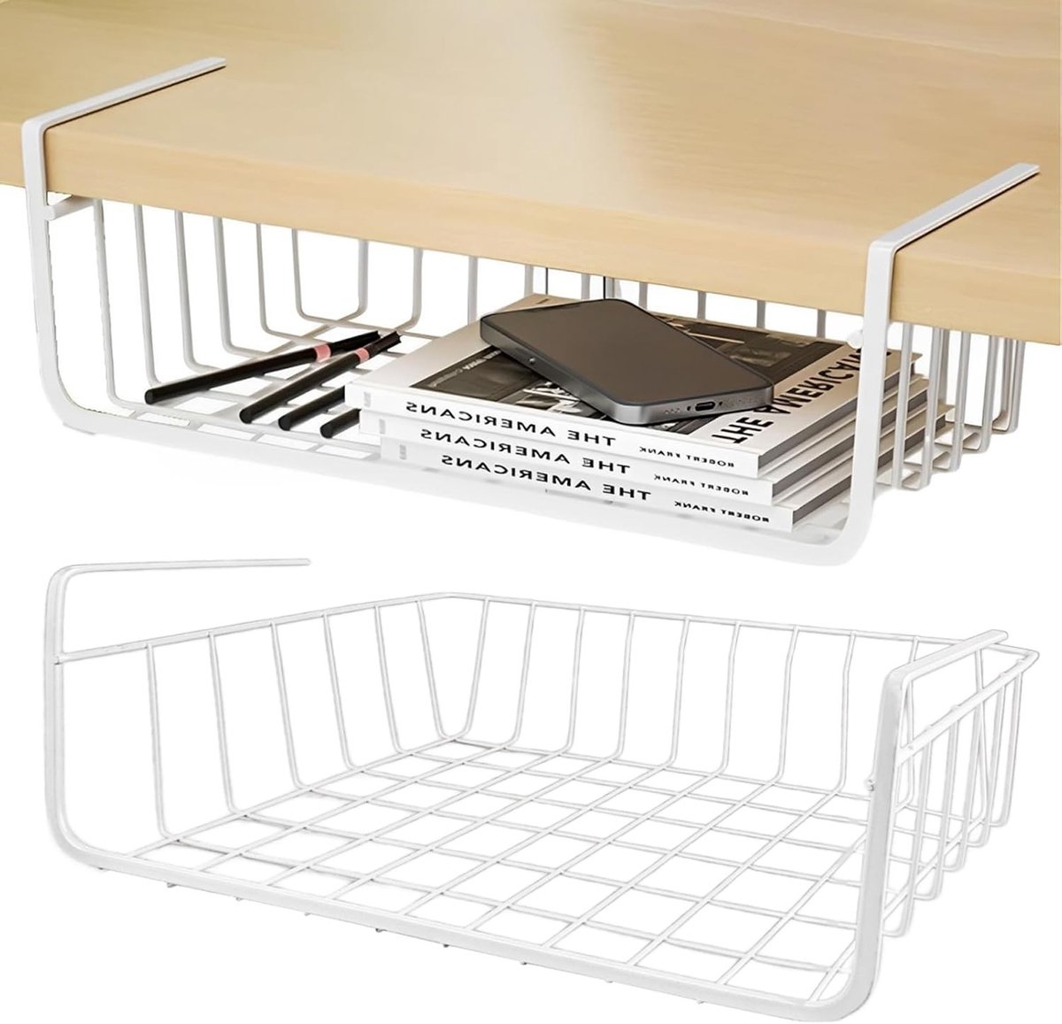 Hangende Mand voor Keuken, Badkamer en Kantoor, 30.5 x 21.5 x 11.5 cm, Capaciteit 4.5 kg, RVS Design voor Opberging en Decoratie