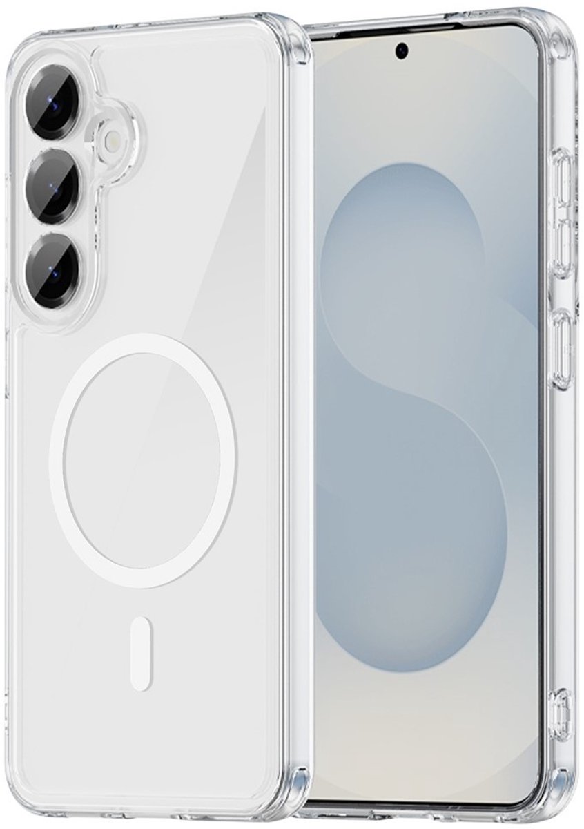 Coverup Hoesje - Geschikt voor Samsung Galaxy S25 Hoesje - Coverup Clear TPU Back Cover - MagSafe Compatible - Transparant