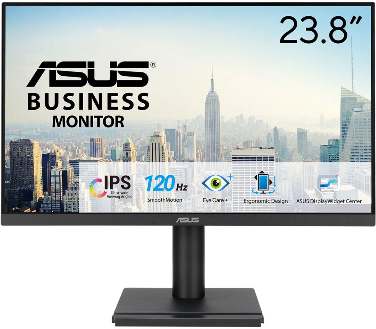 ASUS VA249QGSE - FHD Business Monitor - Stereo Speakers - Hoogte verstelbaar - 120hz - 1ms - 24 inch